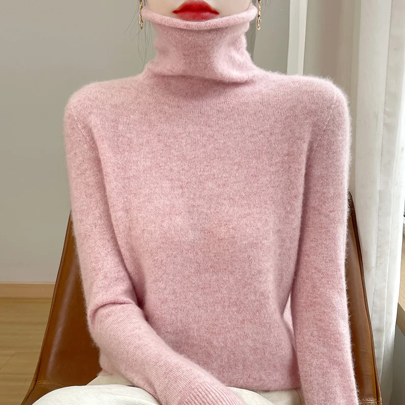 Autumn and Winter 2024 Women Cashmere sweater Pullover Long sleeved Cashmere sweater Women