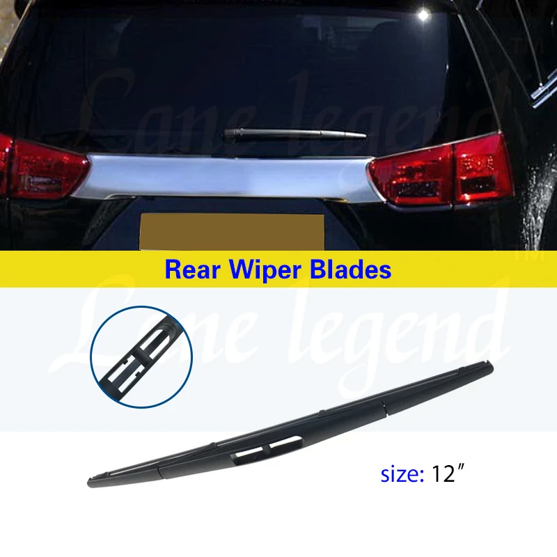 12" Rear Windshield Windscreen Washer Wiper Blade For Peugeot 4007 2007 2008 2009 2010 2011 2012 Car Accessories Accsesories