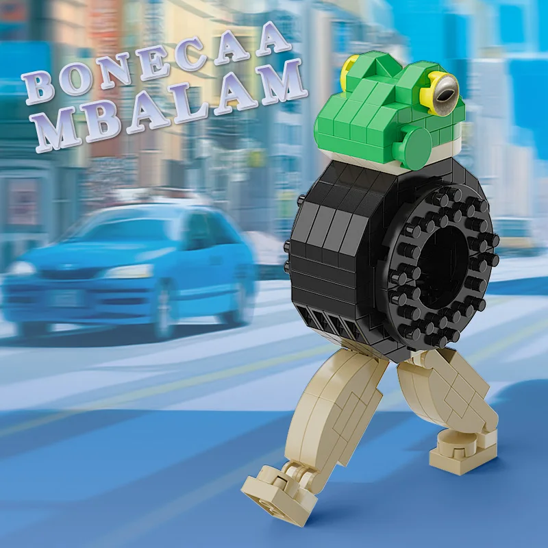 Creativo Building Blocks Figurine Shan Hai Jing Mondo Animale Set di insetti Mattoni Volpe Scarpe da corsa Squalo per bambini Giocattolo Modalità regalo