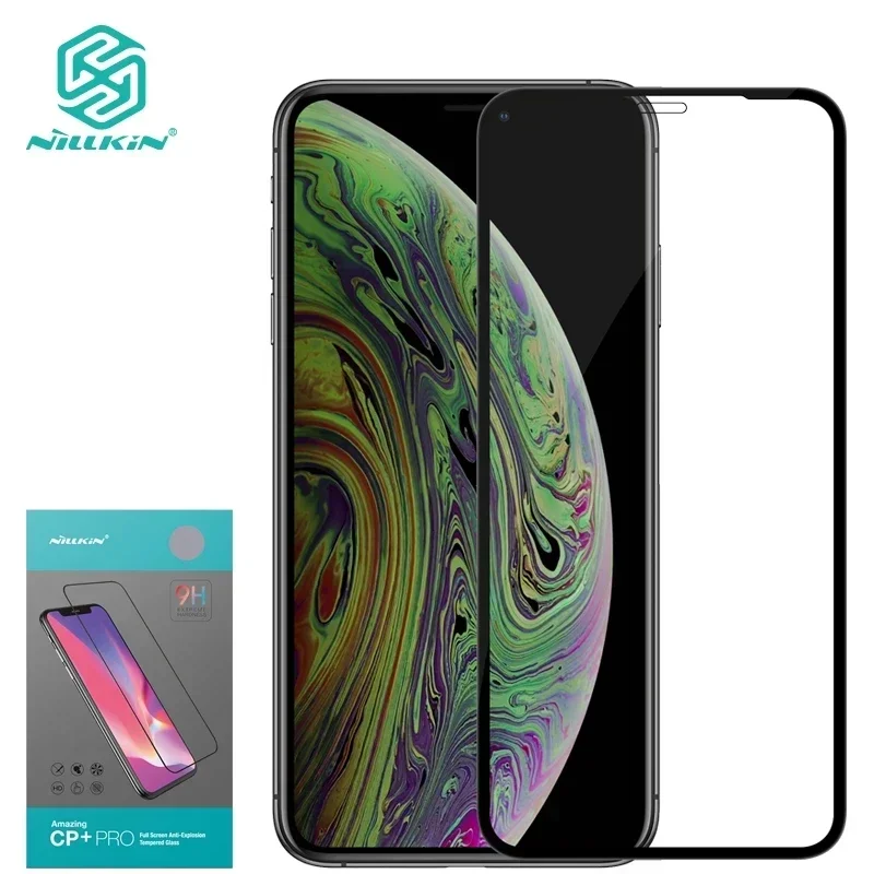 Защитная пленка NILLKIN CP+ Pro для iPhone 16E 15 14 13 12 11 Pro Max XR XS Max 13 12 с полным покрытием из закаленного стекла