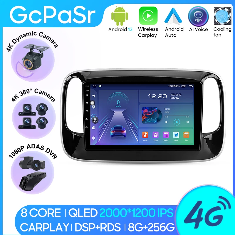 

Car Radio Android 13 For GAC Trumpchi GS3 GE3 2017 - 2021 Navigation GPS Carplay Stereo Android Auto Screen No 2din BT 5G Wifi