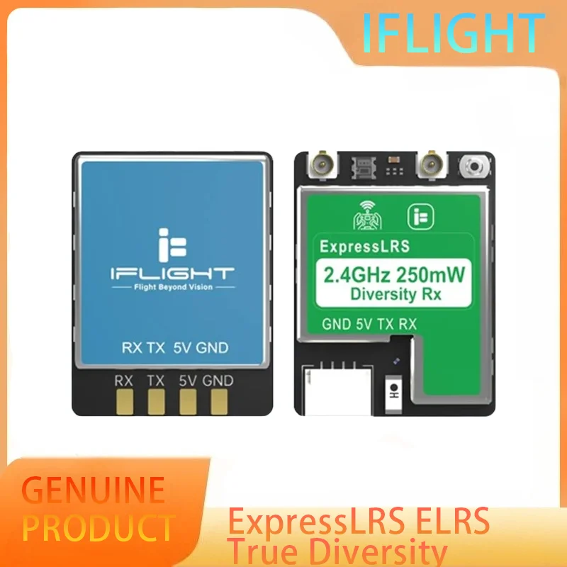 

iFlight ExpressLRS ELRS Diversity Receiver ELRS 900MHz 500mW True Diversity RX / ELRS 2.4GHz 250mW True Diversity RX for FPV