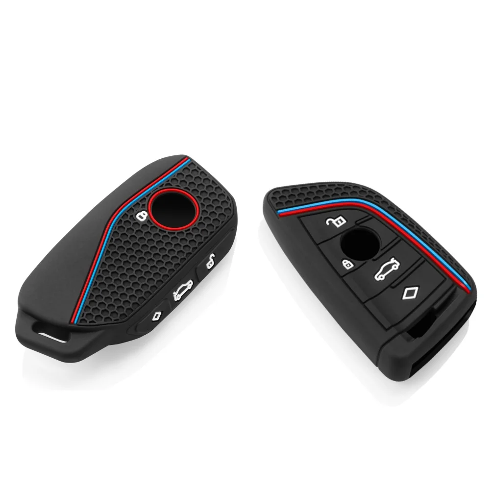 

Silicone Car Keyless Cover Case Skin Holder For BMW X1 U11 I7 G70 X7 Lci 320i F20 U06 M3 Gtr X3 X5 X7 F48 2023 2024 Accessories