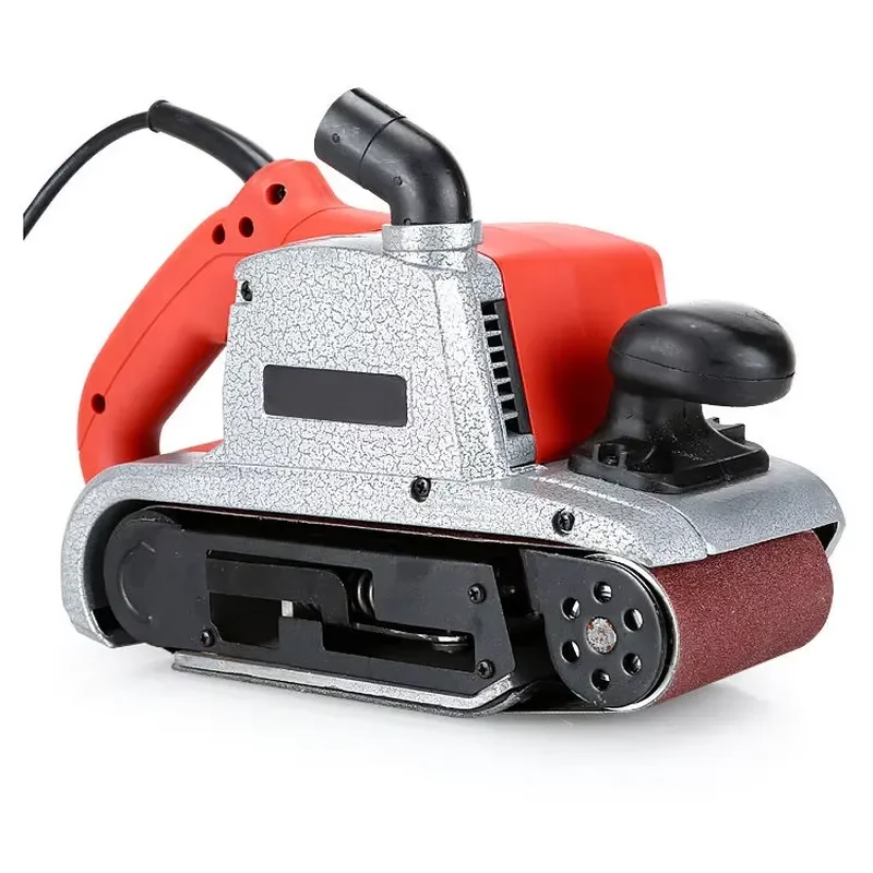 Wood Grinding 4 Inch 2000W Hand Woodworking Metal Polishing Sander Electricity Wood Planer Mini Wide Belt Sanding Machine