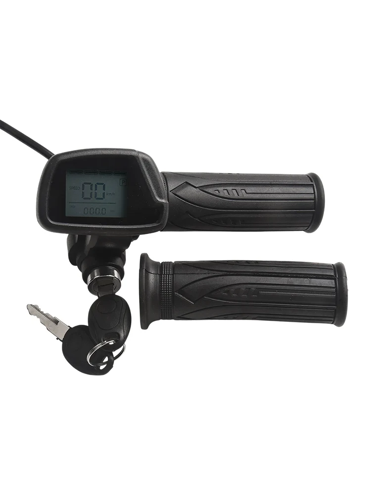 5pin Hall Throttle Approx 16x10x5Cm 48V Scooter Throttle 22mm Installation Diameter Battery Level Display Easy To Install