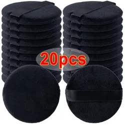 Wholesale Black Velet Powder Puffs with Box Makeup Sponges Wet Dry Use Setting Powder Pad Blush BB Cream Foundation Makeup Puff