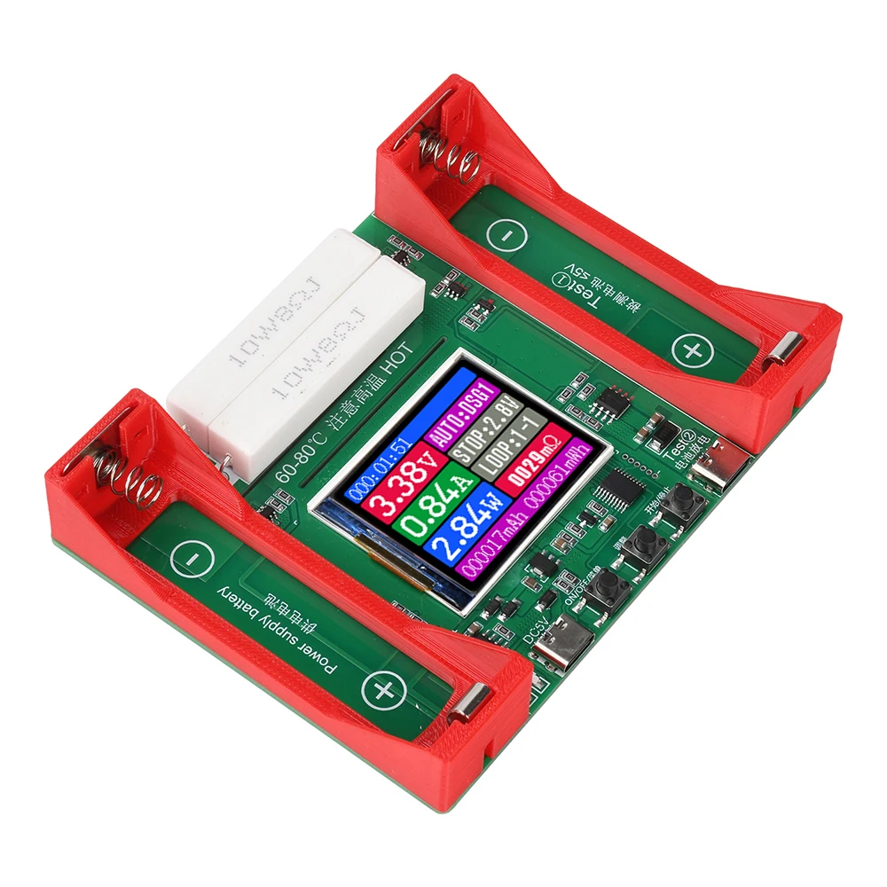 BT4-1CHN 21700 Batteriekapazitätstester, Innenwiderstandstester, automatisches Lade- und Entlademodul, elektronischer Lasttester – Detail 7