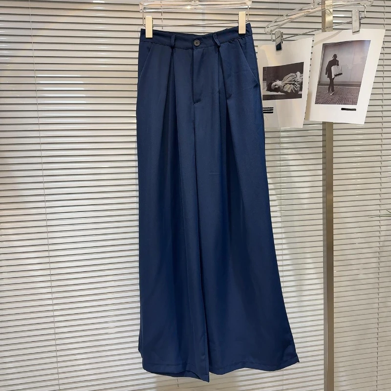 Frühling Sommer Mode Zwei-stück Set Für Frauen Liebsten Plaid 3D Blume Mäntel Weibliche Mode Breite Bein Hosen Weibliche 2025