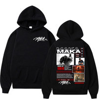 Rapper Maka Aura Tour Album 2025 Sweatshirts Men Women Hip Hop Punk Style Harajuku Street Hoodie Casual Fleece Oversized Hoodies