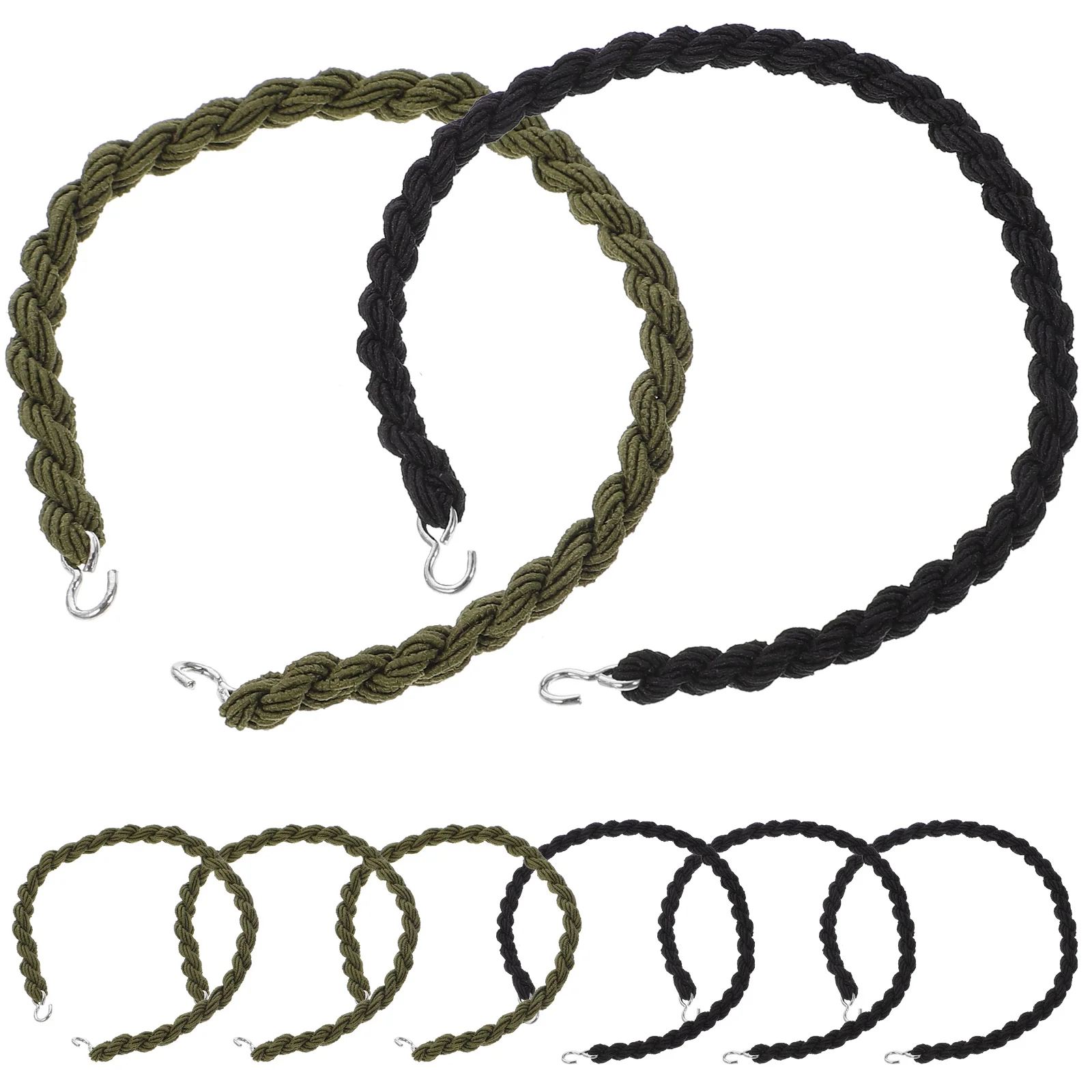 8 Pcs Outdoor Boot Straps Convenient Blousing Rope Trouser Leg Supplies Aluminum Alloy Shoe Fixing