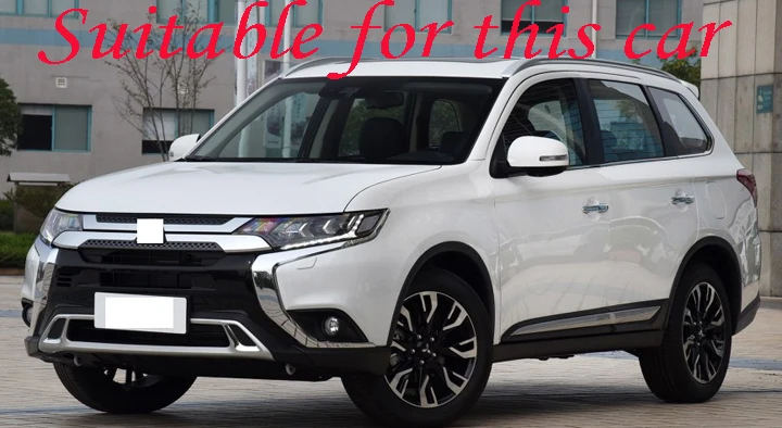 For Mitsubishi Outlander 2013-2019 2014 2015 2016 2017 Plastic Exterior Visor Vent Shades Window Sun Rain Guard Deflector 4pcs