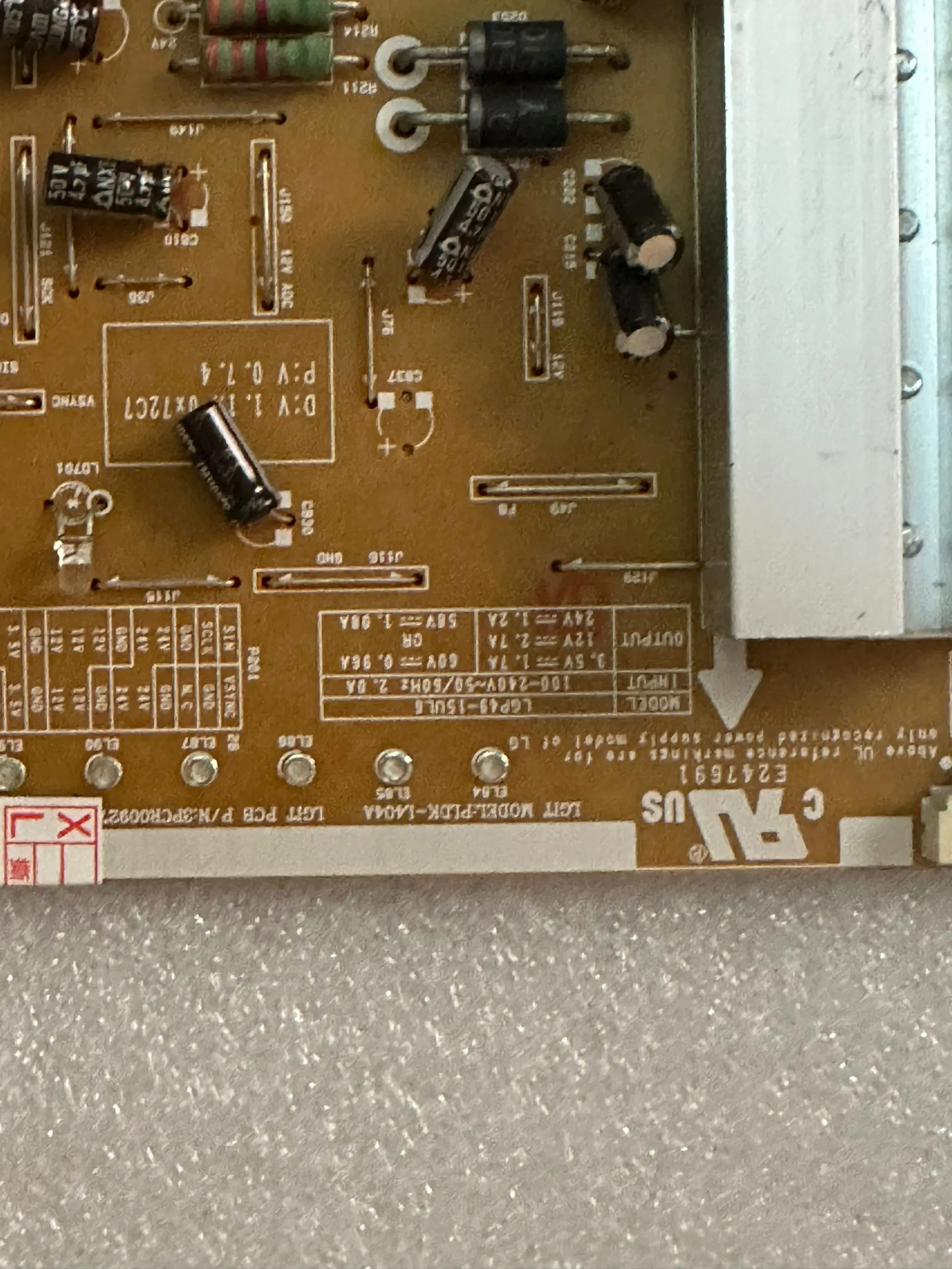 Ban Đầu 49UF7700/7702/8500 Điện Đa EAX66306501 LGP49-15UL6