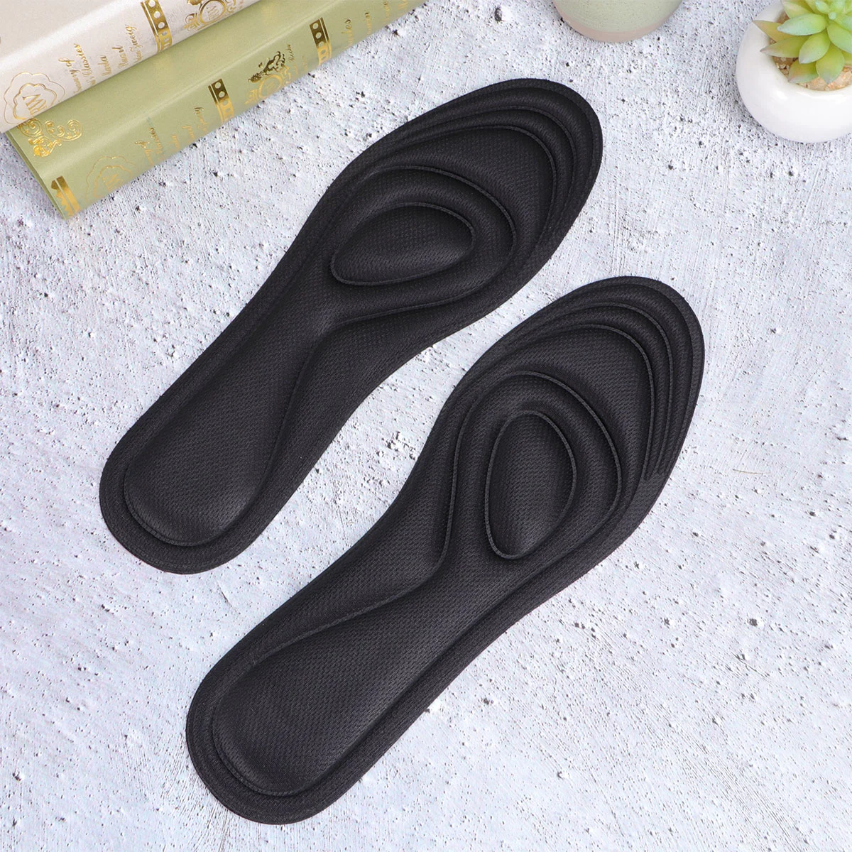 Super-soft Sponge Insoles Stress Reliever Shock-absorbing Shoe Pads Comfortable Breathable Insert Unisex