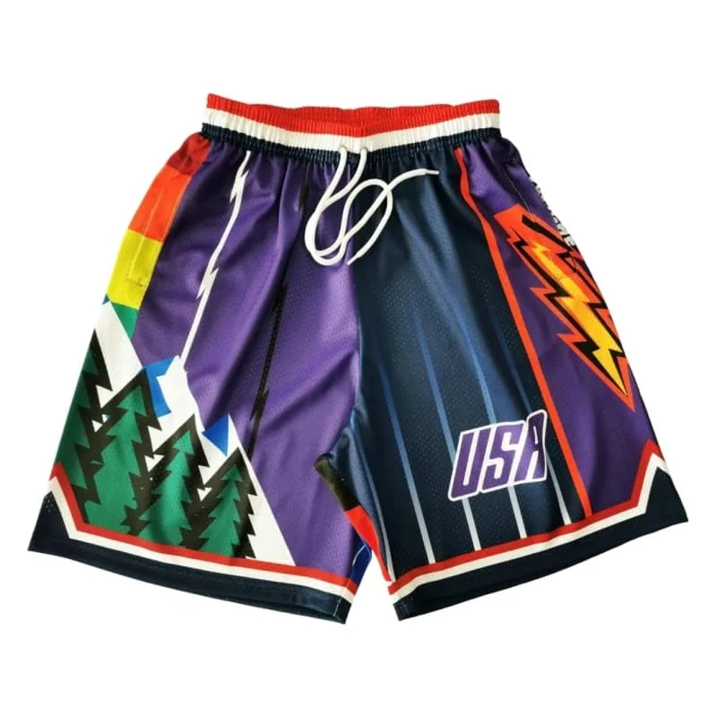 2026 New Men's American-Style Basketball Shorts  Breathable Quick-Drying Y2K Trend Versatile Loose-Fit Casual Athletic Shorts
