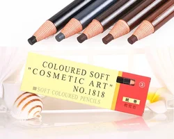 12pc Eyebrow Pencil Colored Soft Cosmetic Art Permanent Makeup Waterproof Tattoo