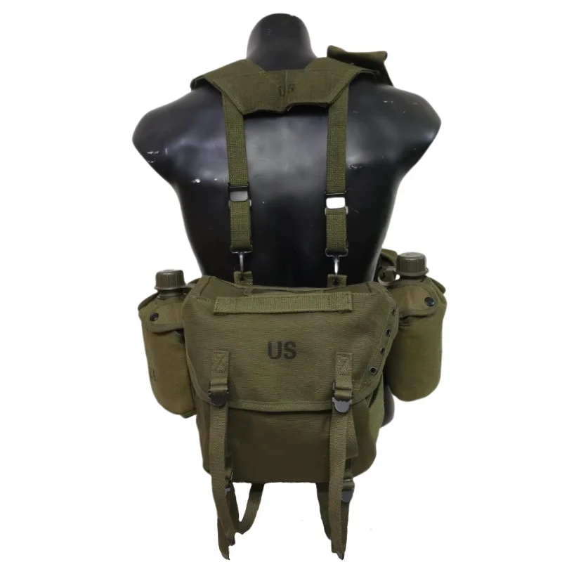 American Style Alice Pack Canvas Backpack Miscellaneous Bag Motorcycle Butt Bag Vietnam War M1961 Tactical Backpack