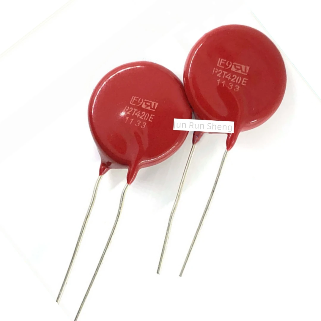 1/10/20 個リテイヒューズ SEMITMOV20RP420E P2T420E 赤バリスタ 680V 10KA ディスク 20 ミリメートル加減抵抗器 AC420 DC560 600pF MOV TVS MOV20RP420E