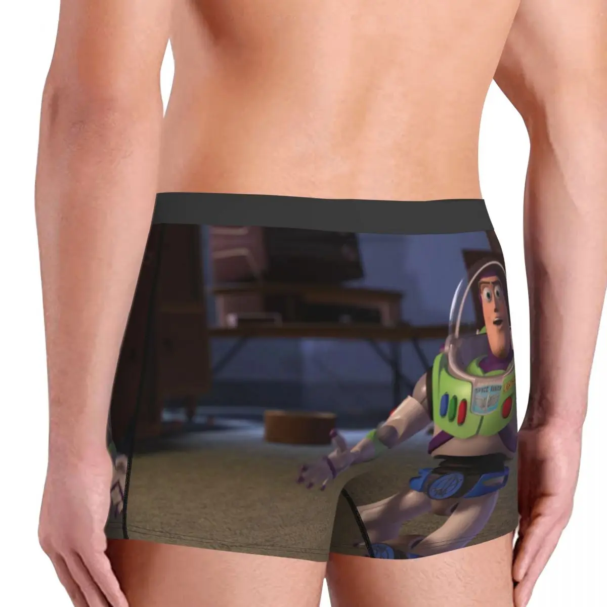 Buzz Lightyear Disney Toy Story Buzz Lightyear Underpants Homme Panties Male Underwear Ventilate Shorts Boxer Briefs