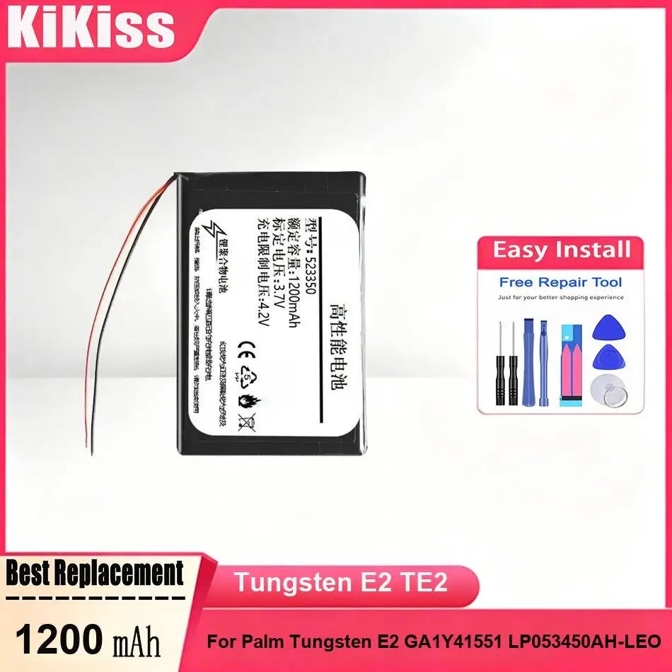 High-Performance Personal Digital Assistant Battery Tungsten E2 TE2 For Palm Tungsten E2 GA1Y41551 LP053450AH-LEO