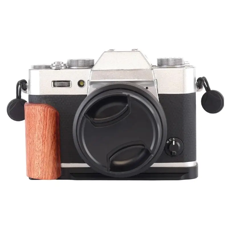 652F ビデオカメラケージ XT30 XT30ii XT20 XT10 カメラスタビライザーリグケージ木製ハンドルカメラ