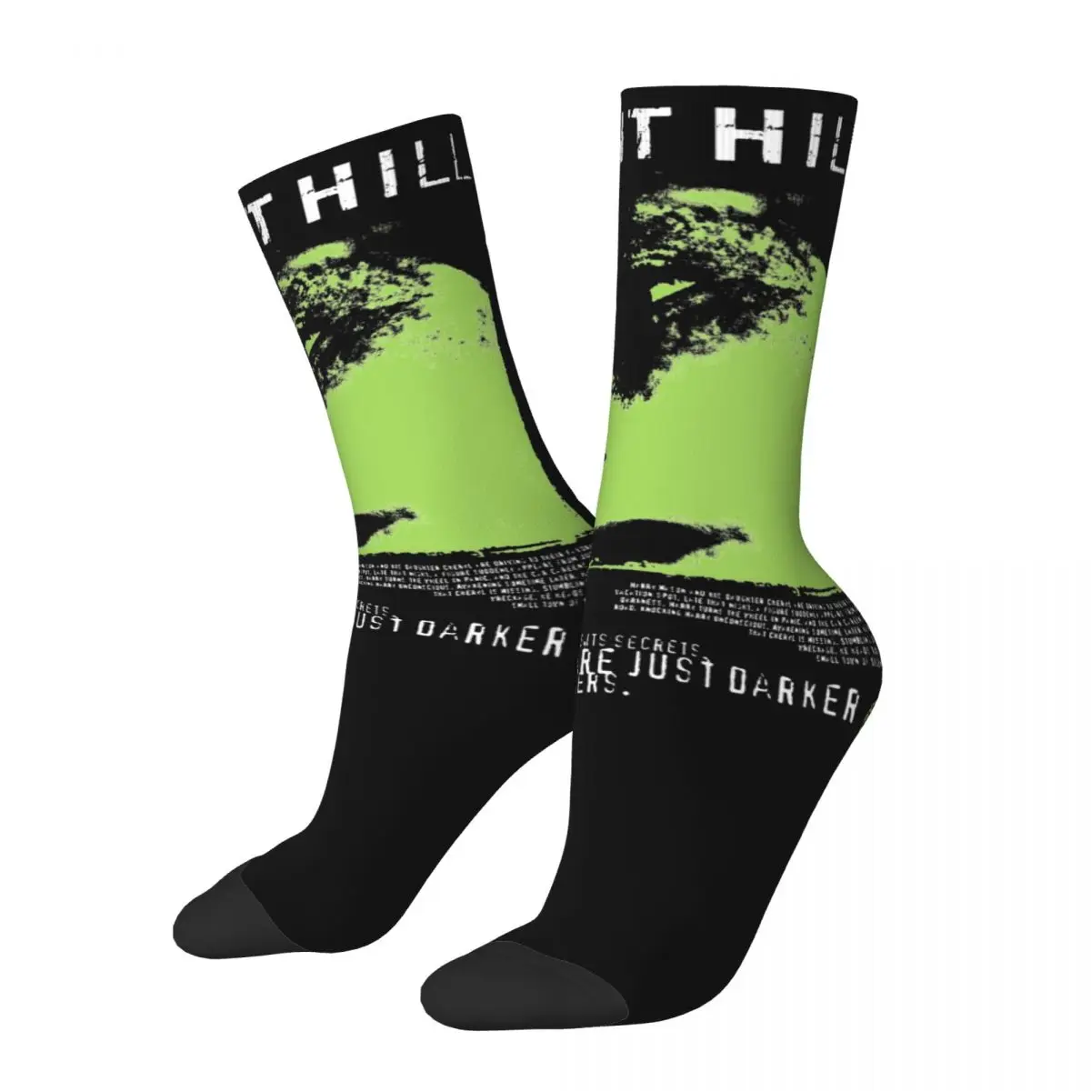 Silent Hills 1 Green Variant Socks Men's Women's Funny Happy Socks Crazy Spring Summer Autumn Winter Socks Gift