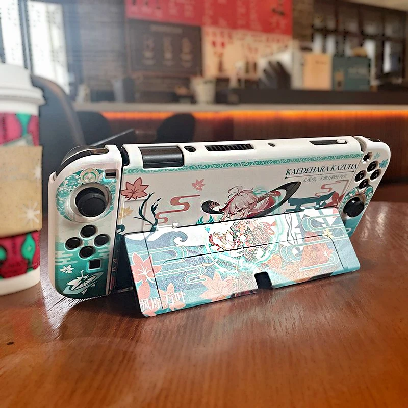 Beelzebul Switch Caso De Impacto Genshin Interruptor Funda Proteção OLED Host Cover Joy-con Switch Oled Shell Para Switch Acessórios