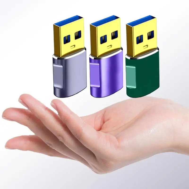محولات شحن 918C 5 جيجابت في الثانية محمولة USB3.0 ذكر إلى رأس محول أنثى من النوع C