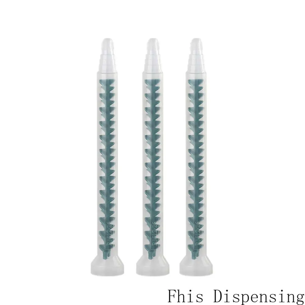 Paquete de 100 Boquillas de Mezcla Dinámicas RM12-26 (Verdes) para Resinas Epoxi Duo Core