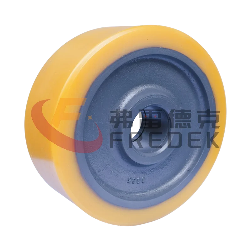 forklift parts solid wheel assy.300*106for BT forklift model RRE160 High elastic wear-resistant polyurethane wheels