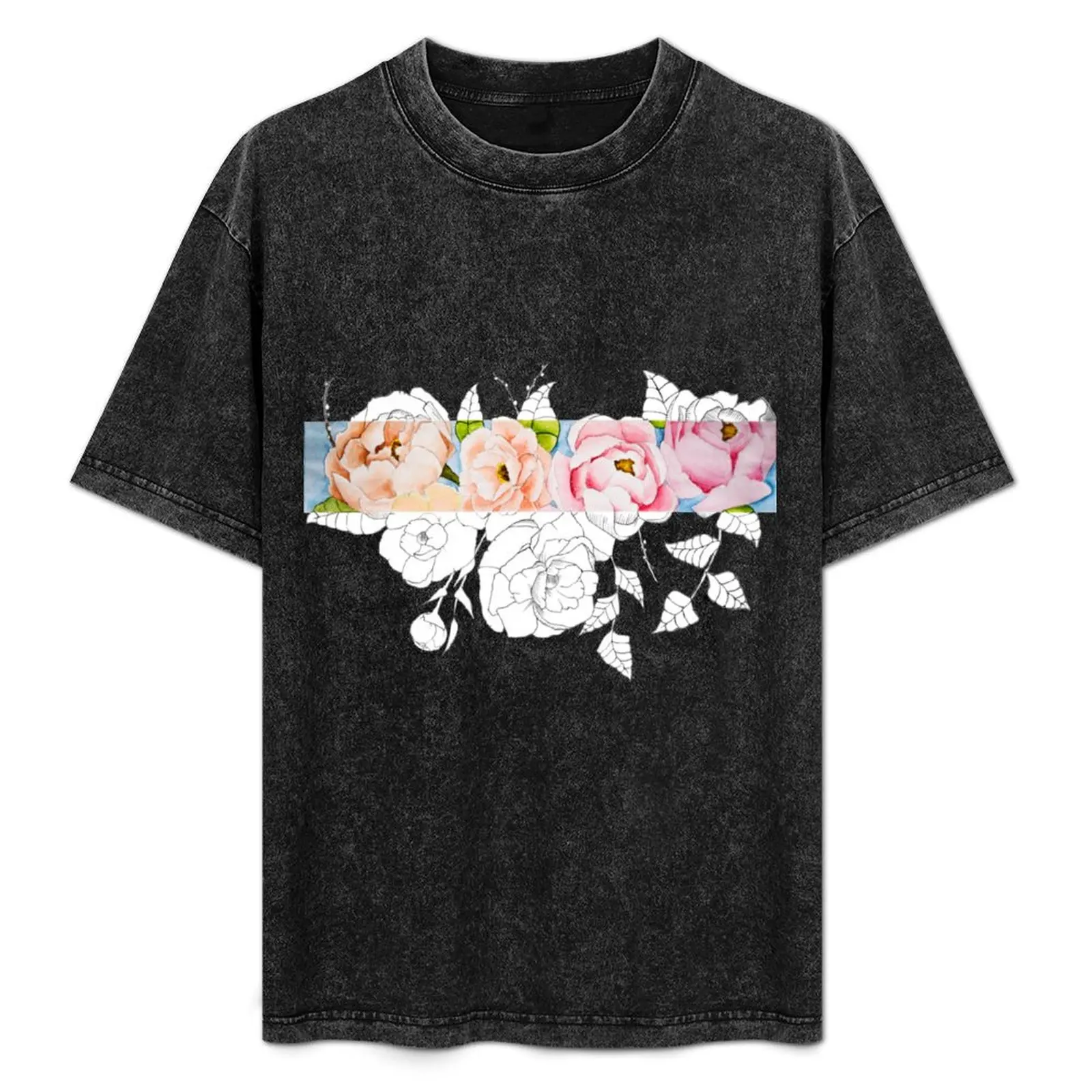 Peony T-Shirt tees tops graphics for a boy mens tall t shirts