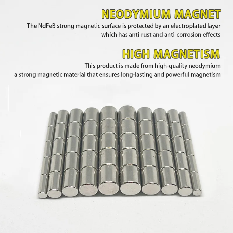 Small Round 4x10,5x10,6x10,7x10,9x10,10x10mm N35 NdFeB Neodymium Magnet Super Strong Durable Powerful Magnetic Imane Disc