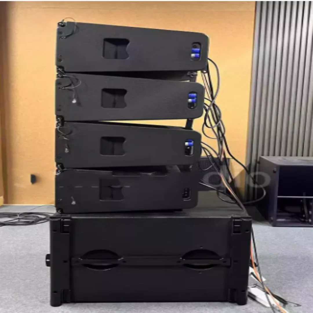 

Double 10 Inch Full Frequency Linear Array Audio For Outdoor Professional Concerts, High-power Audio For Conferences And Banquet