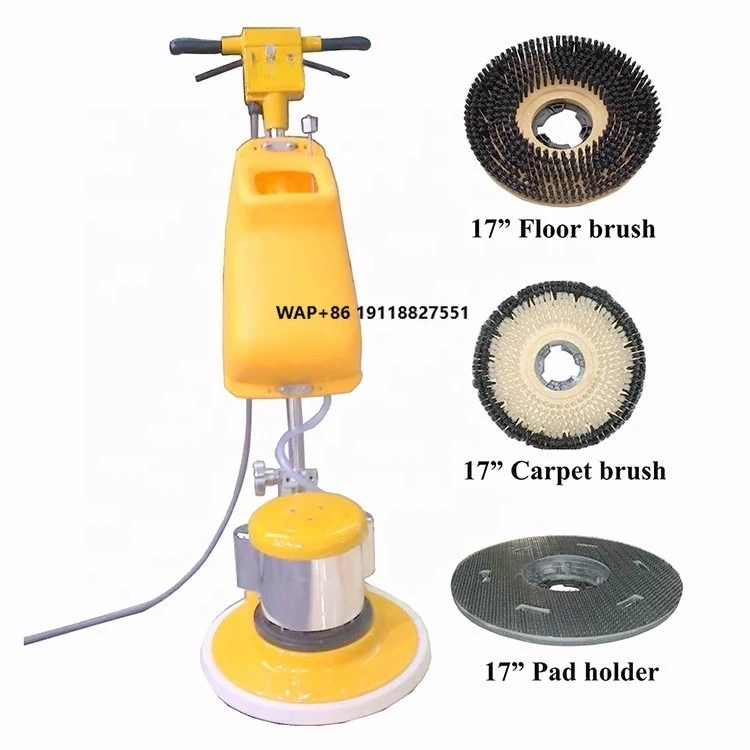 

High Efficiency 17 Inch Manual Floor Carpet Cleaning & Polishing Buffer Machine for Hotel Use