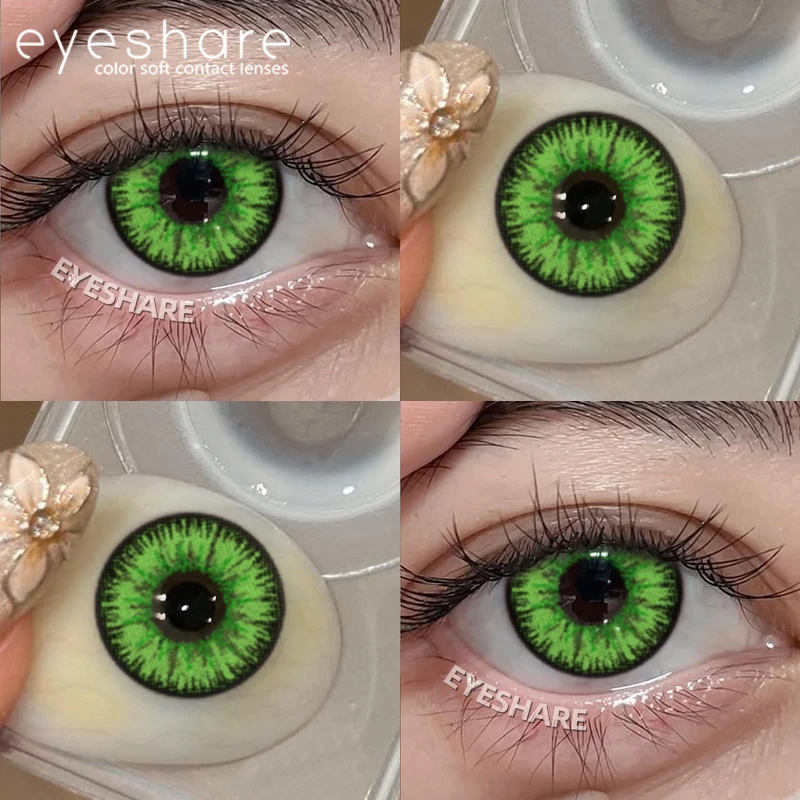 EYESHARE 1 Paar Cosplay Farbige Kontaktlinsen für Augen Rote Kontaktlinsen Anime Rosa Augenlinsen Halloween Beauty Make-up Linsen – Detail 18