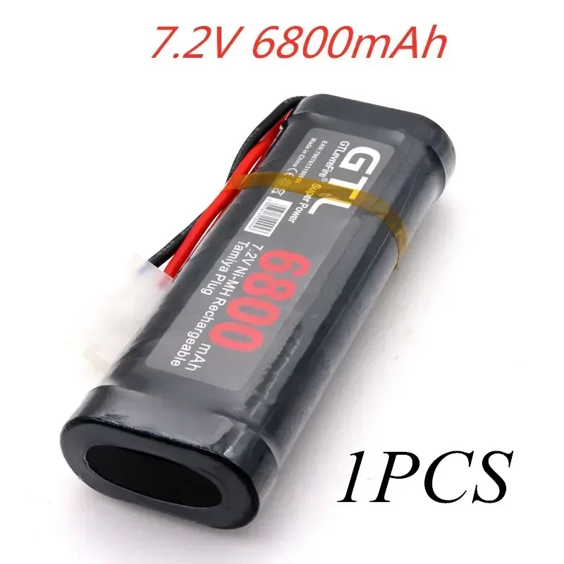 

Baterias NiMH para carro rc, caminhão, carrinho, barco, tanque, cinza, poder de suporte, 7.2v, 6000mAh, 2021, novo