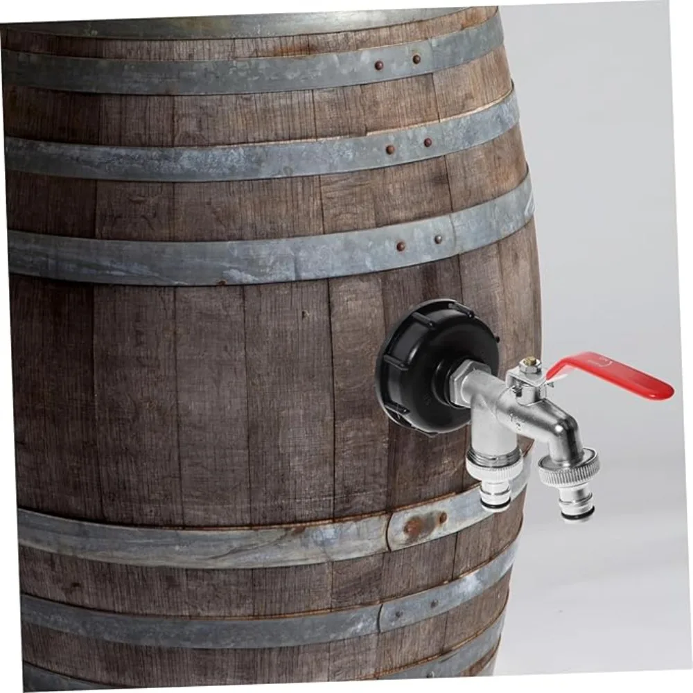 

1 шт. S60x6 IBC Tote бак фитинг шланга сливной адаптер 1/2 дюйма 3/4 дюйма 1 дюйм резьба IBC бак A адаптер замена разъема крана