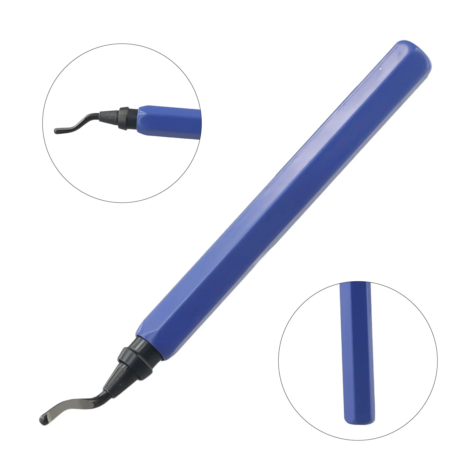 RB1000 Handle Burr Metal Deburring Tool Handle Remover Cutting Tool With Rotary Deburr Blade Deburring Trimming Tool Blue