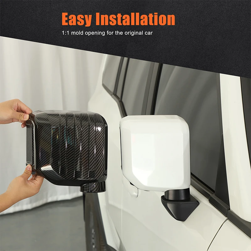 

For Toyota Prado/Lexus GX 2024+Automotive Exterior Decoration Accessories Rear View Mirror Cover ABS (Mech)