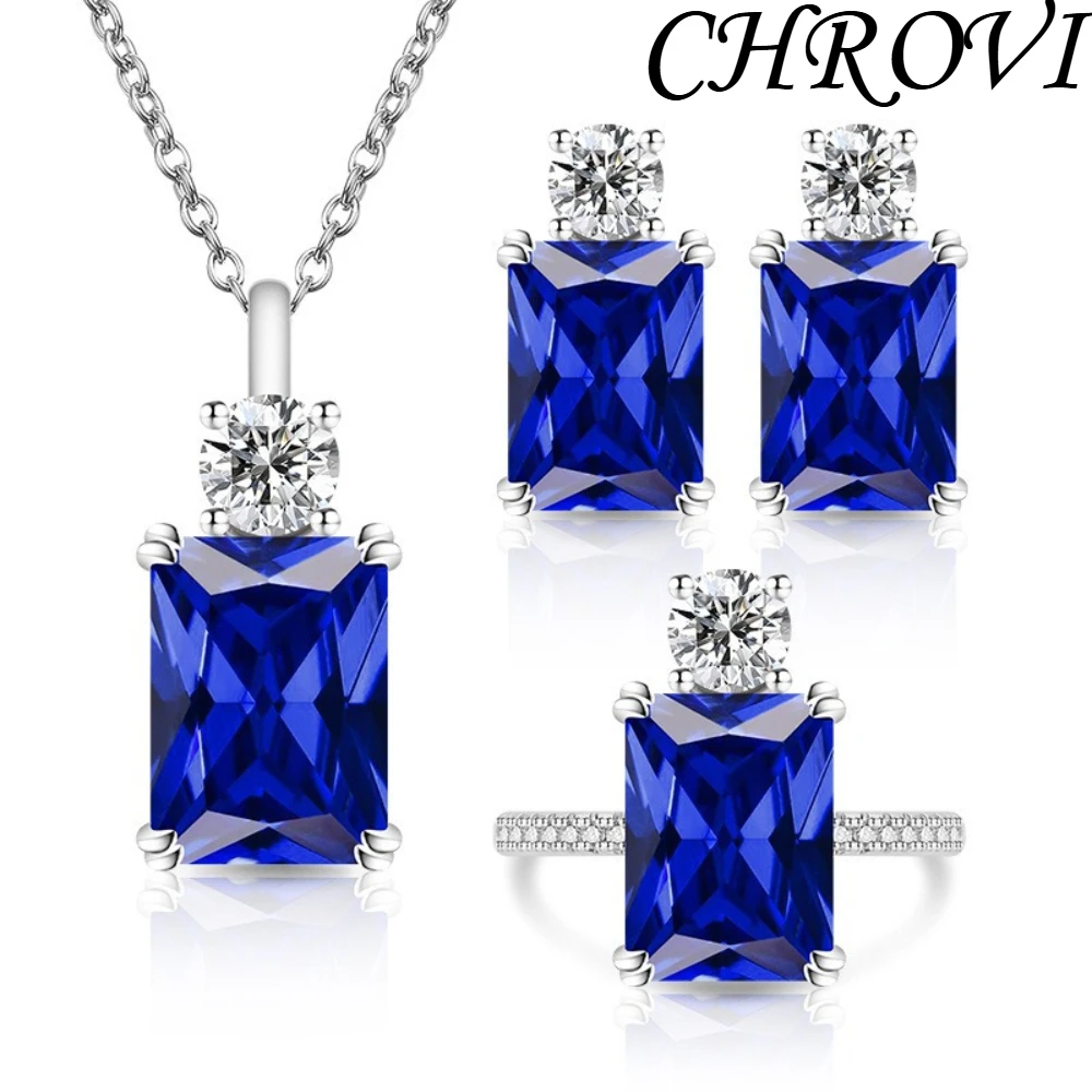 Luxurious S925 silver perfume bottle set, fashionable ring, earrings, necklace and pendant jewelry items 2