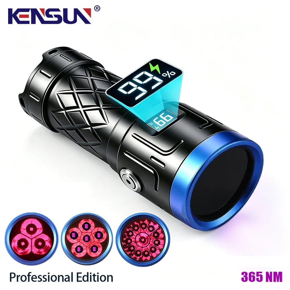 UV Flashlight 365nm 240W 180W Lamp Ultraviolet Purple Light 120W High Power  Pet Urine Tinea Ore Ink Dryer Fluorescer Detector