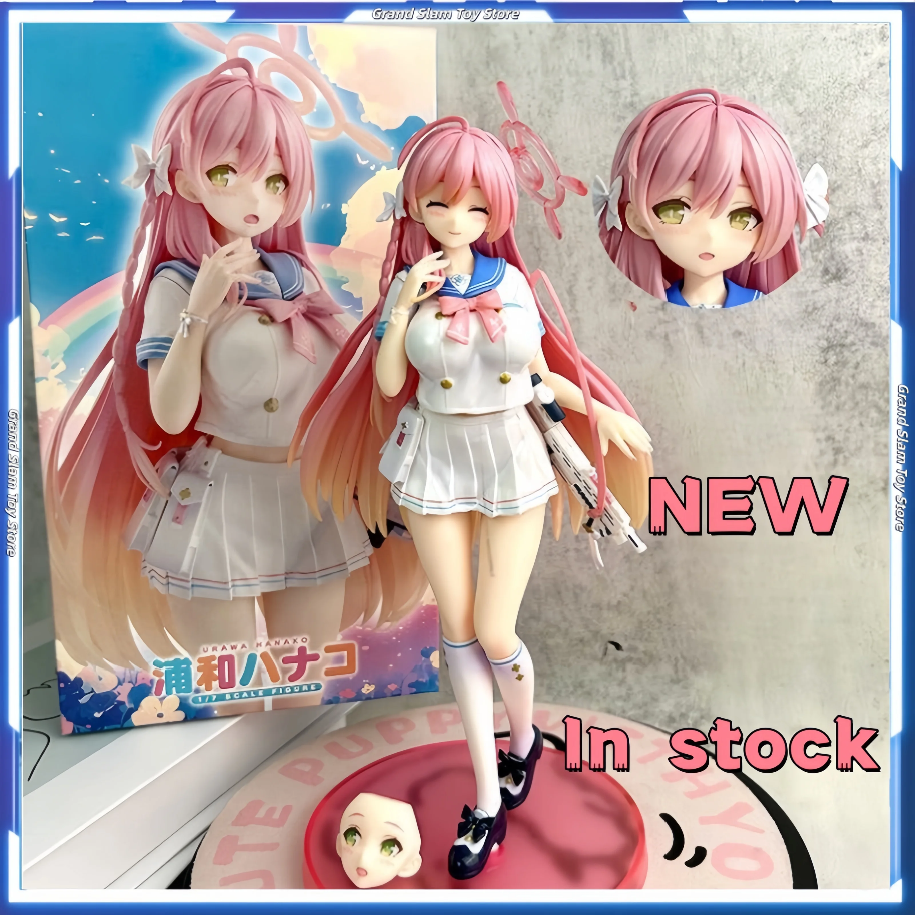 

Oriental Forest Blue Archive Figure 1/7 Urawa Hanako Anime Girl Pvc Action Figure Toy Adult Collection Model Game Statue Toys