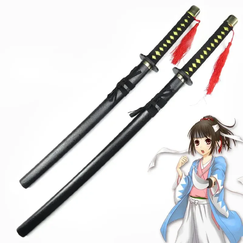 

Anime Hakuouki Okita Souji Wooden Sword Cosplay Prop Okita Souji Sword Performance Props for Halloween and Christmas