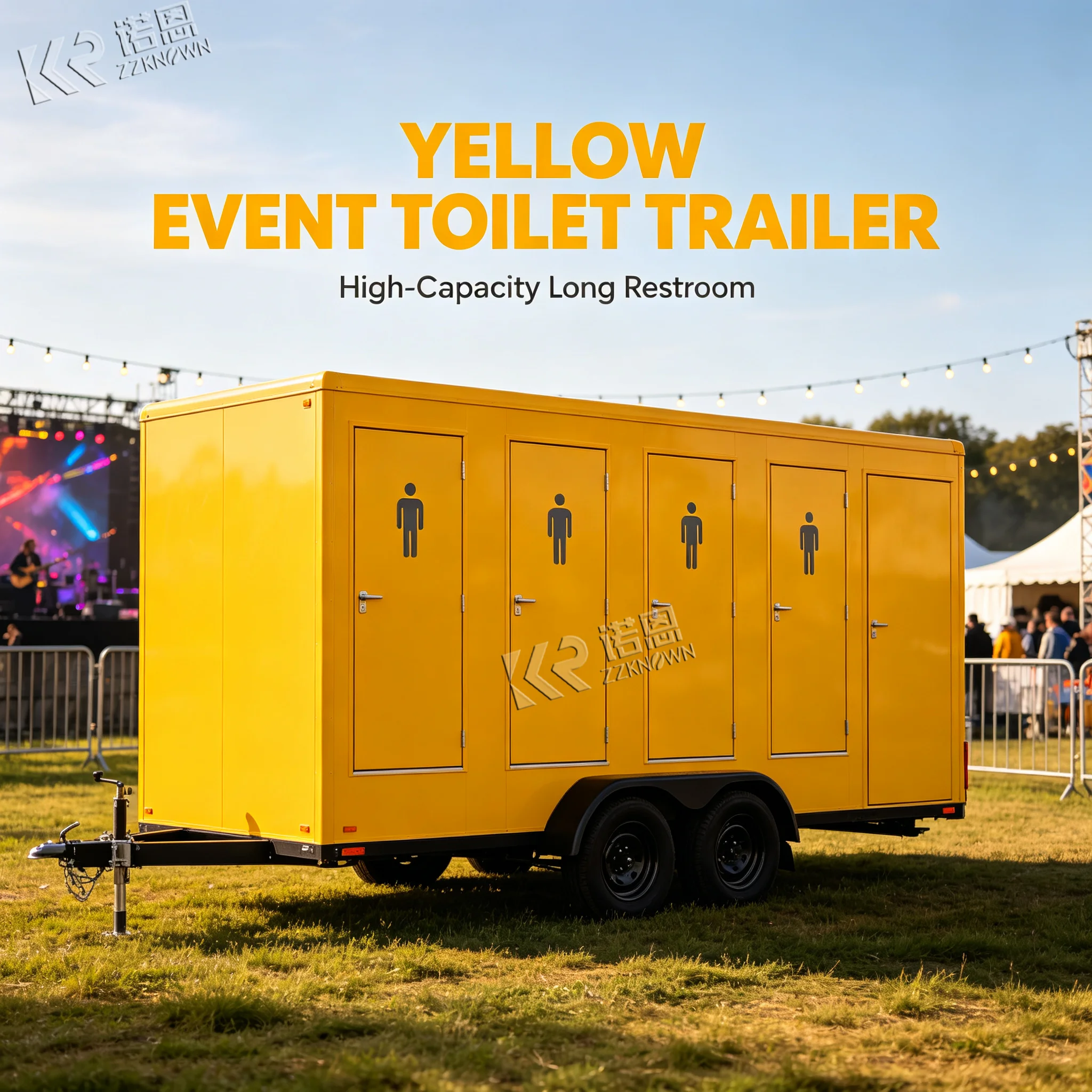 Brand New Luxury Modern Eco-Friendly Portable Restroom Trailer with Bathroom for Outdoor Use