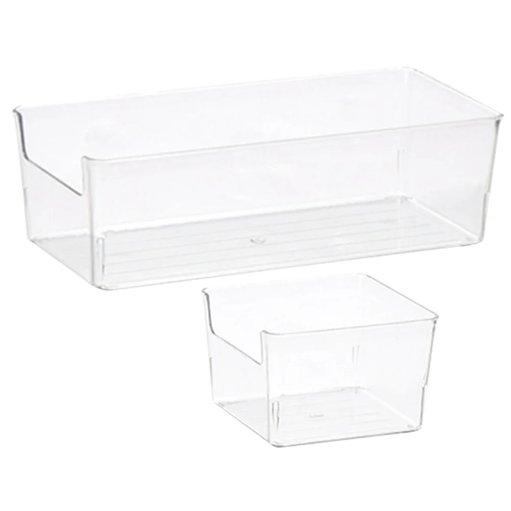 

2Pcs Sundries Organizing Box Drawer Storage Multipurpose Desktop Kitchen Bathroom Office Organizer Partition Dividers