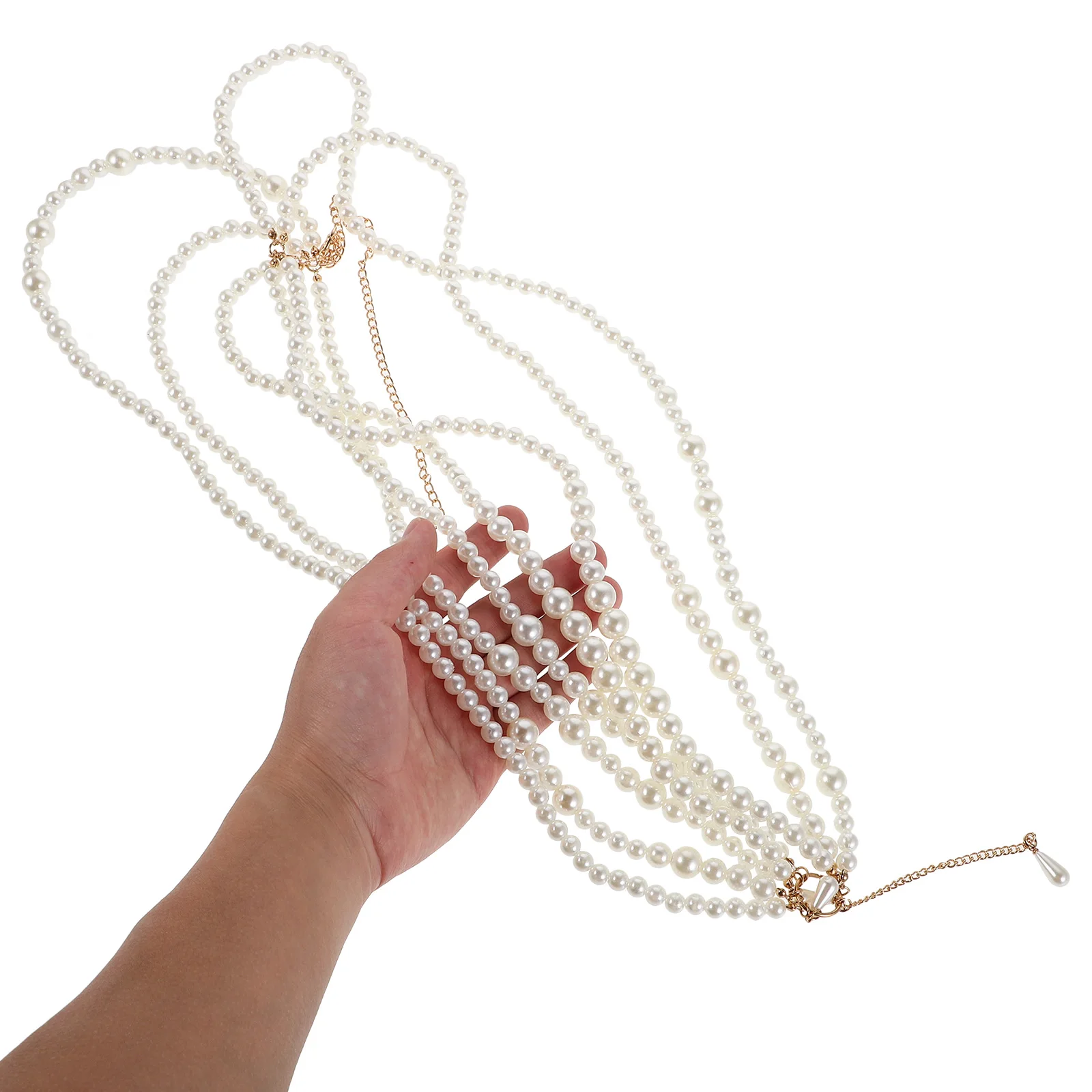 

Pearl Waist Chain Waistbeads for Woman Festival Rave Belt Tie on Jewelry Women Metal Belly Chains Body