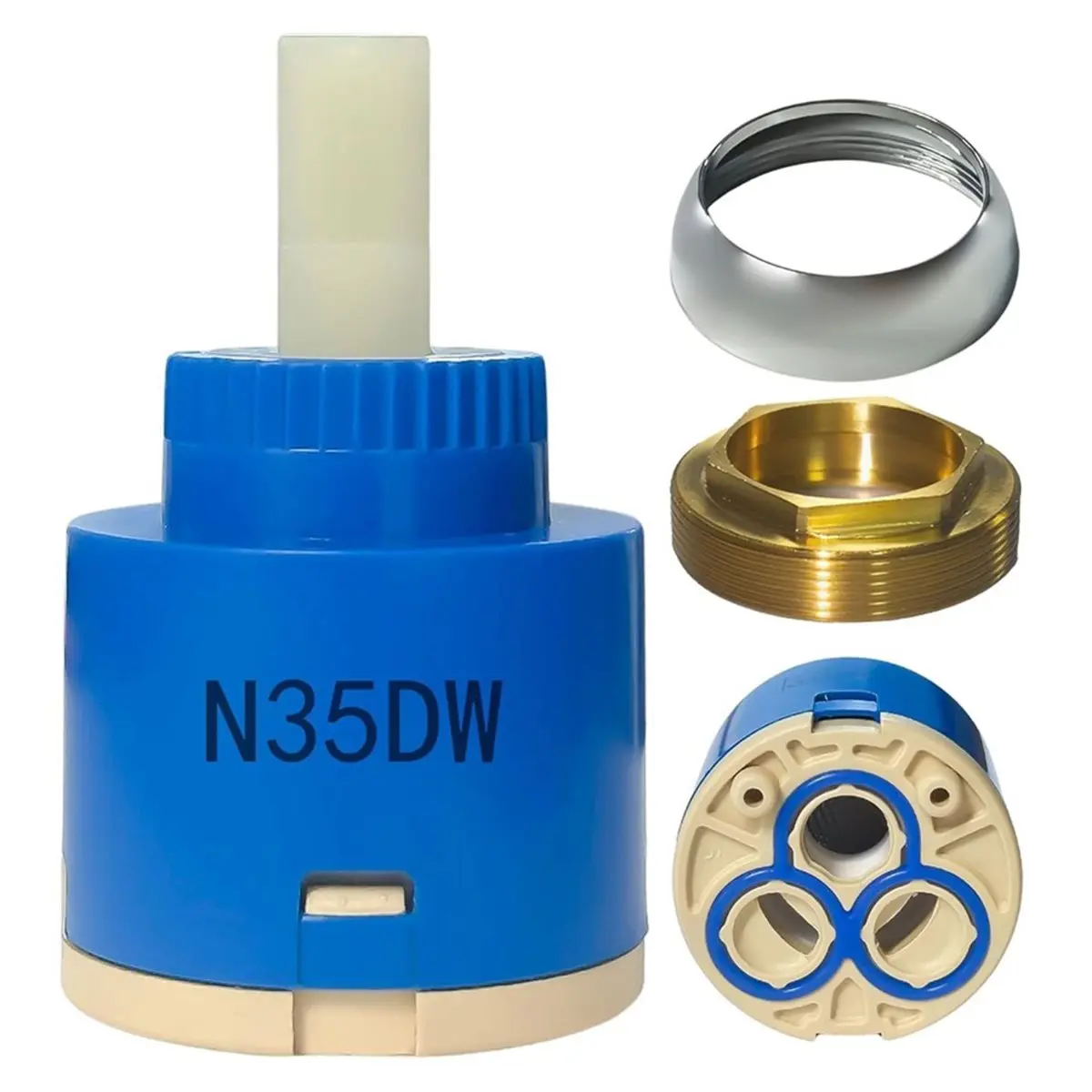 【TODAY-BUY】~@ Cartucho de grifo N35DW, adecuado para grifos de un solo manípulo Kraus y Pfist, para modelos OEM Glacier Bay 169-640