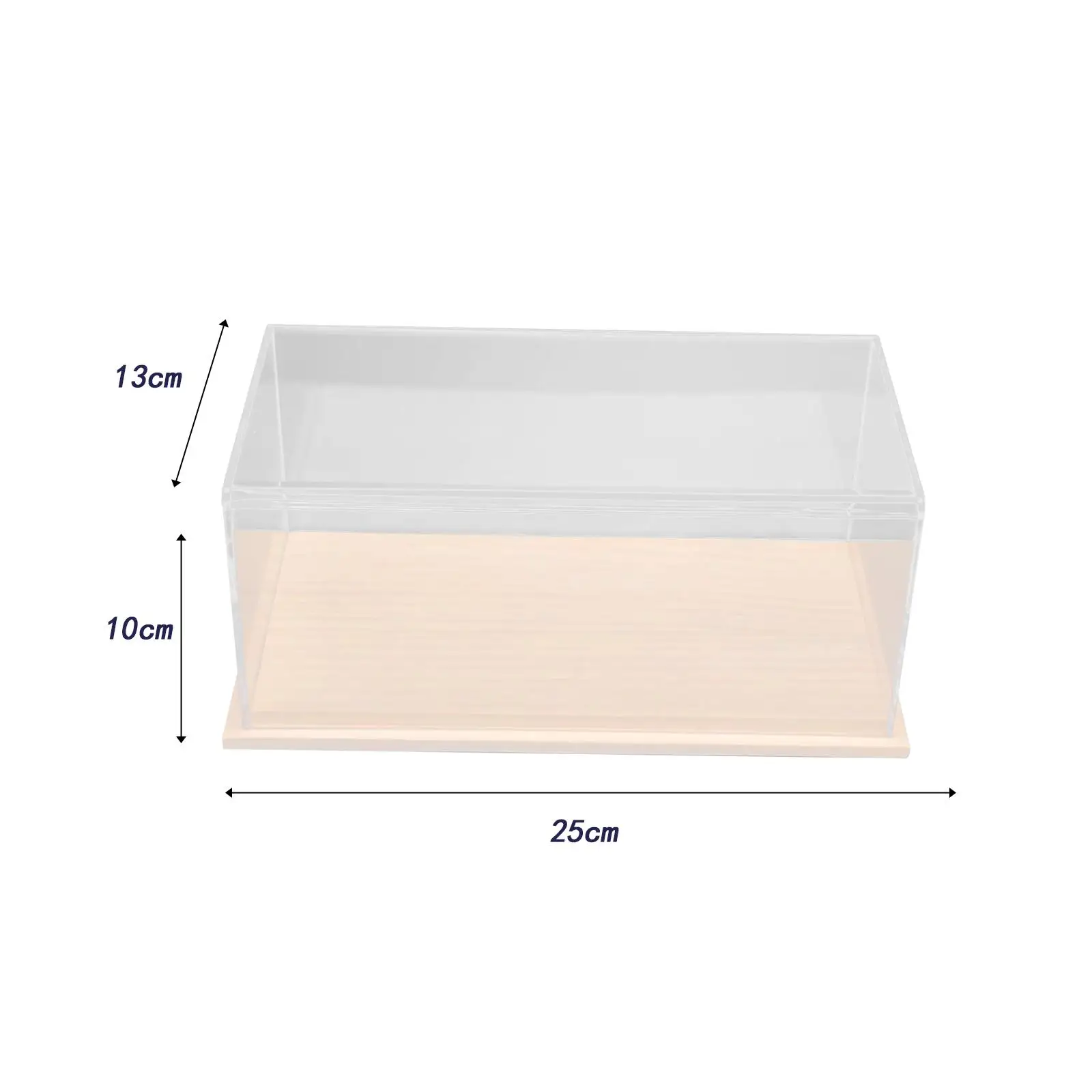 Acrylic Display Case Storage Box Protective for 1:24 Scale Model Cars Vehicle Scene Toy Collectibles Figures Toys Mini Dolls