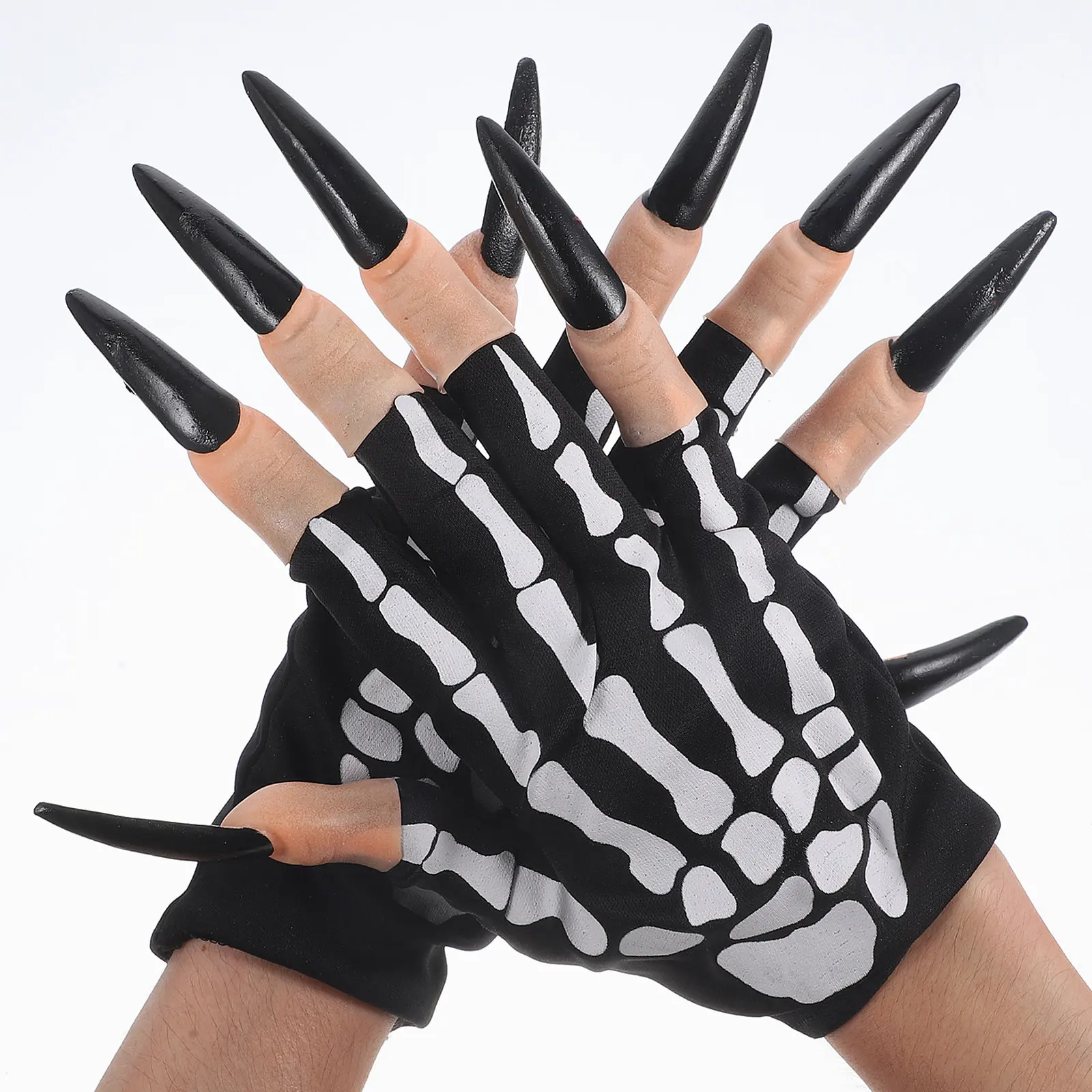 conjunto-de-fantasia-de-bruxa-de-halloween-com-Oculos-unhas-falsas-luvas-e-capa-para-festa-cosplay-e-role-play-fantasia-assustadora-de-halloween