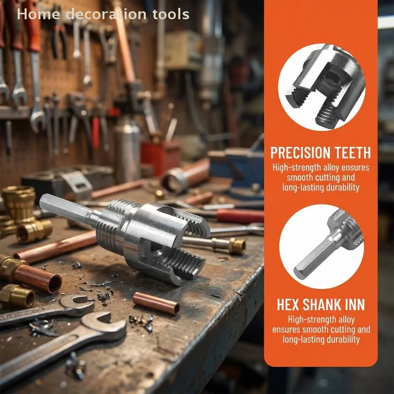 

Precision Water Pipe Thread Opener Set For DN15 DN20 Integrated Steel Hand Tool For Smooth Pipe Threading