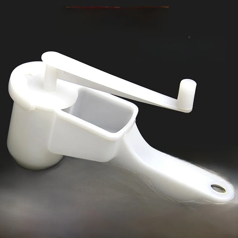

Manual Hand-Cranked Garlic Chopper Kitchen Tool for inding Garlic And Ginger Plastic Material Easy to Use in Home Cooking